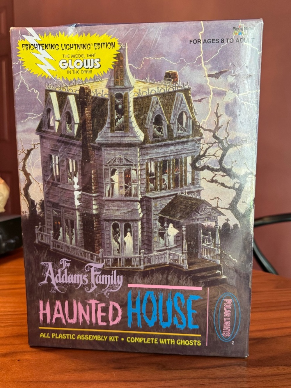 Vintage 1995 Addams Family Haunted House Polar Lights Model Kit #5002